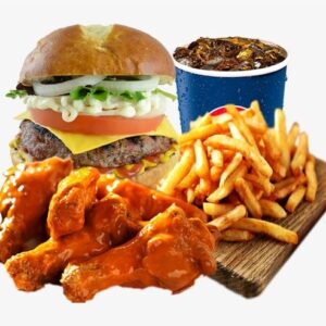 Burger and Wings Combo